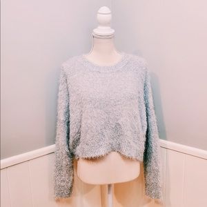 NWT UO FUZZY SPARKLY SWEATER